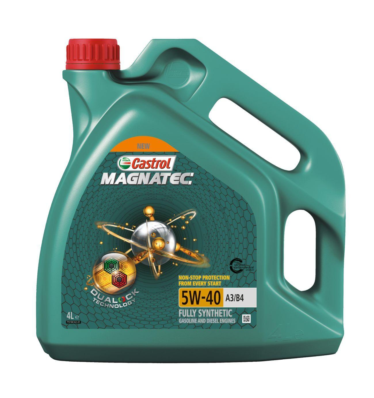 Castrol MAGNATEC A3/B4 5W-40 Масло моторное, Синтетическое, 4 л