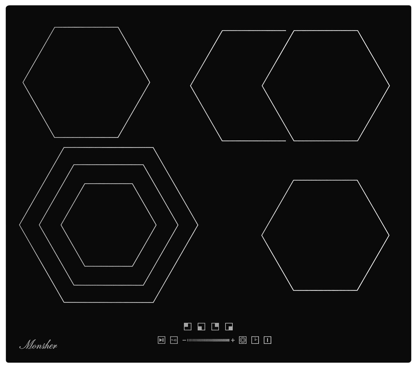 Варочная панель электрическая Monsher MHE 6019 (Модификация 2024 года)