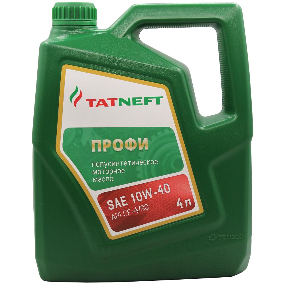 TATNEFT 10W-40 Масло моторное, Полусинтетическое, 4 л