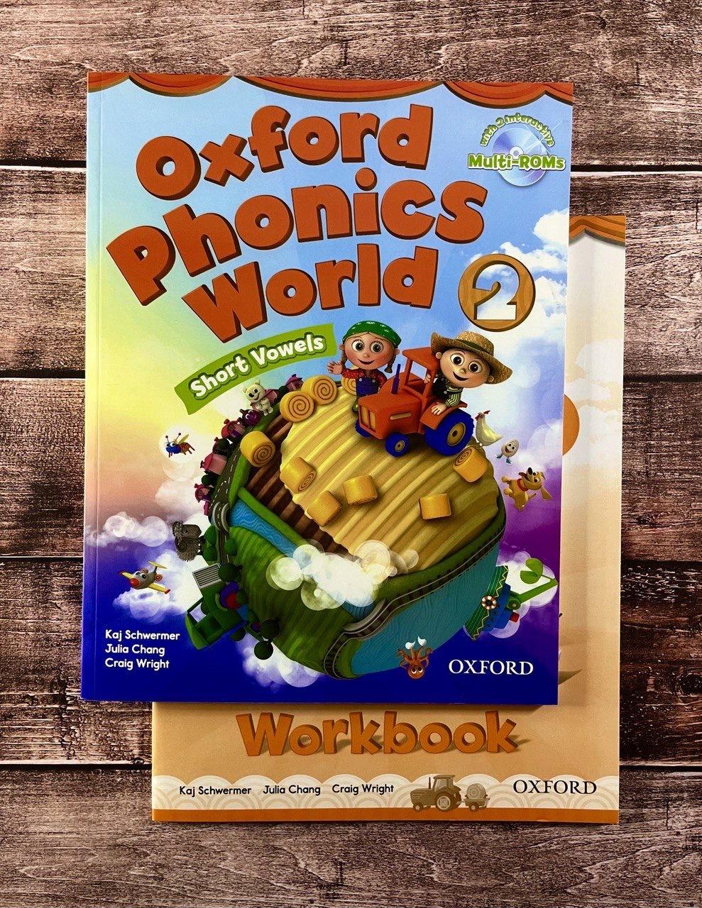 Oxford Phonics World Level 2. Полный комплект. Student Book + Workbook + CD