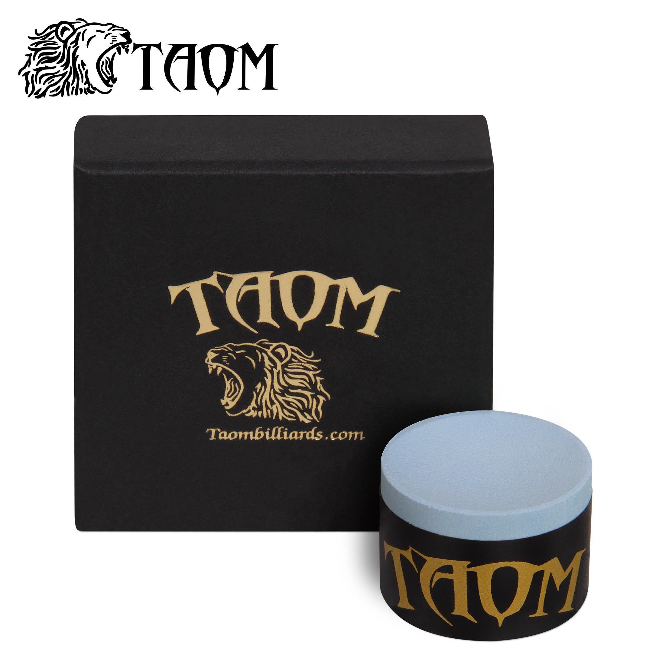 Мел для бильярда Taom 2.0 Blue в индивидуальной коробке, 1 шт.