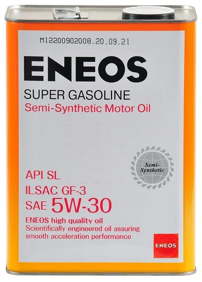 ENEOS 5W-30 Масло моторное, Полусинтетическое, 4 л