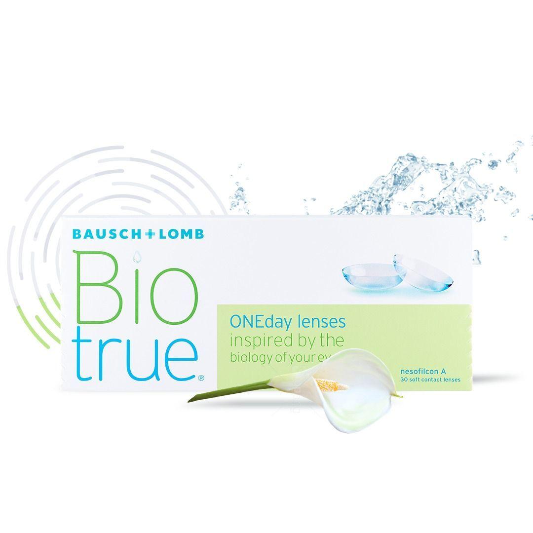 Однодневные контактные линзы Biotrue ONEday, 30 шт. R: 8.6, D: -5.75