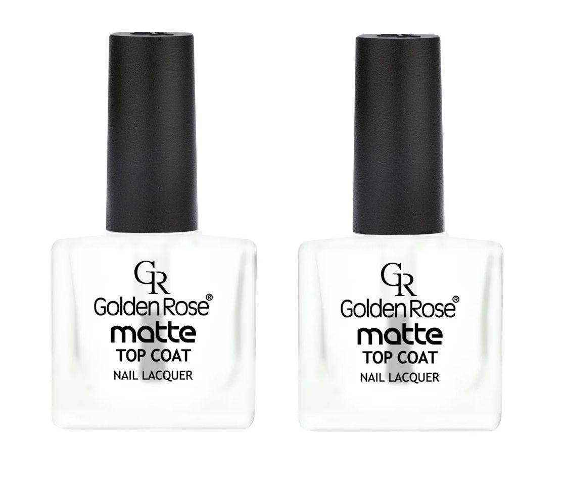 Golden Rose Верхнее покрытие Rich Matte Top Coat, матовое, 2 шт