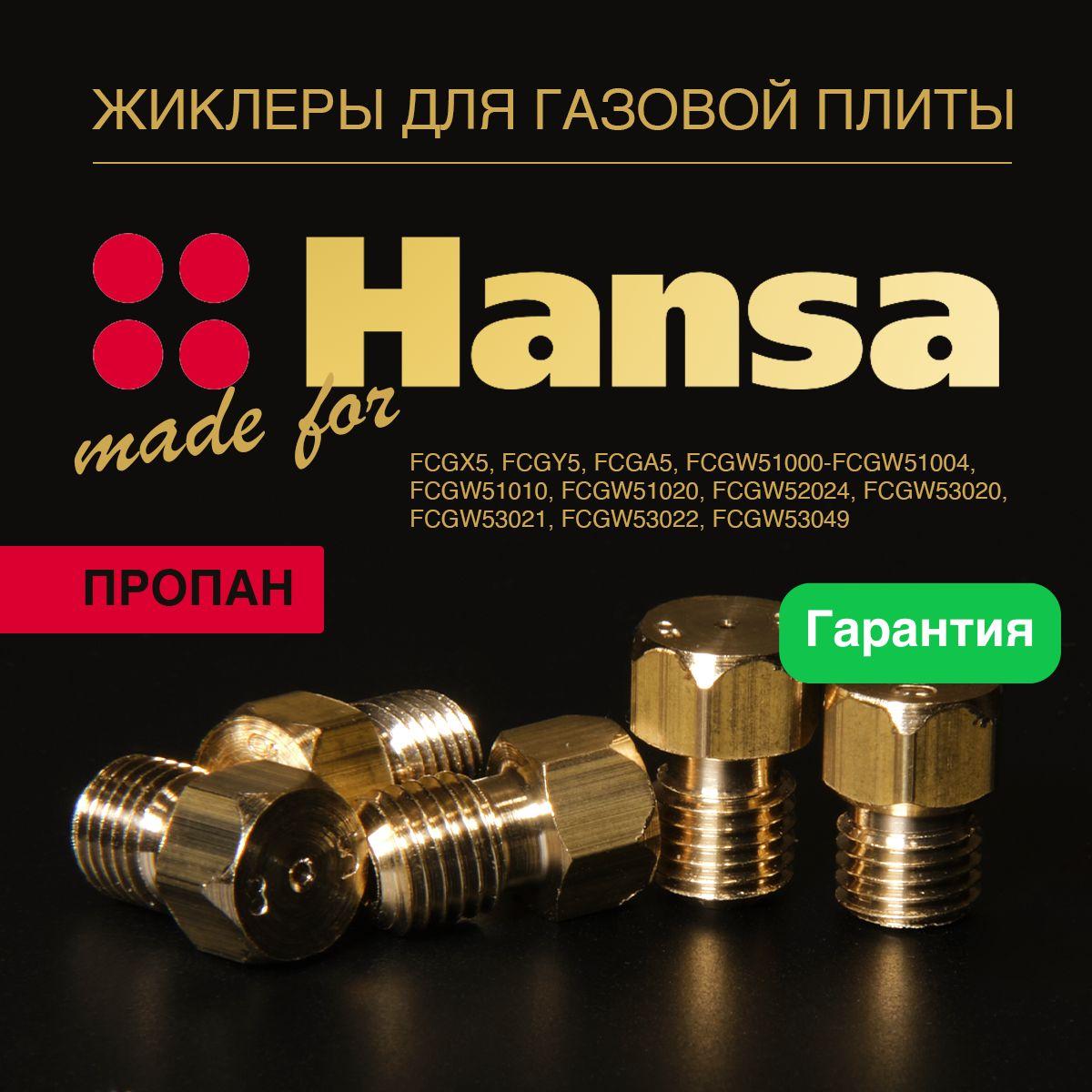 Hansa / Жиклеры (форсунки) для газовой плиты (пропан)