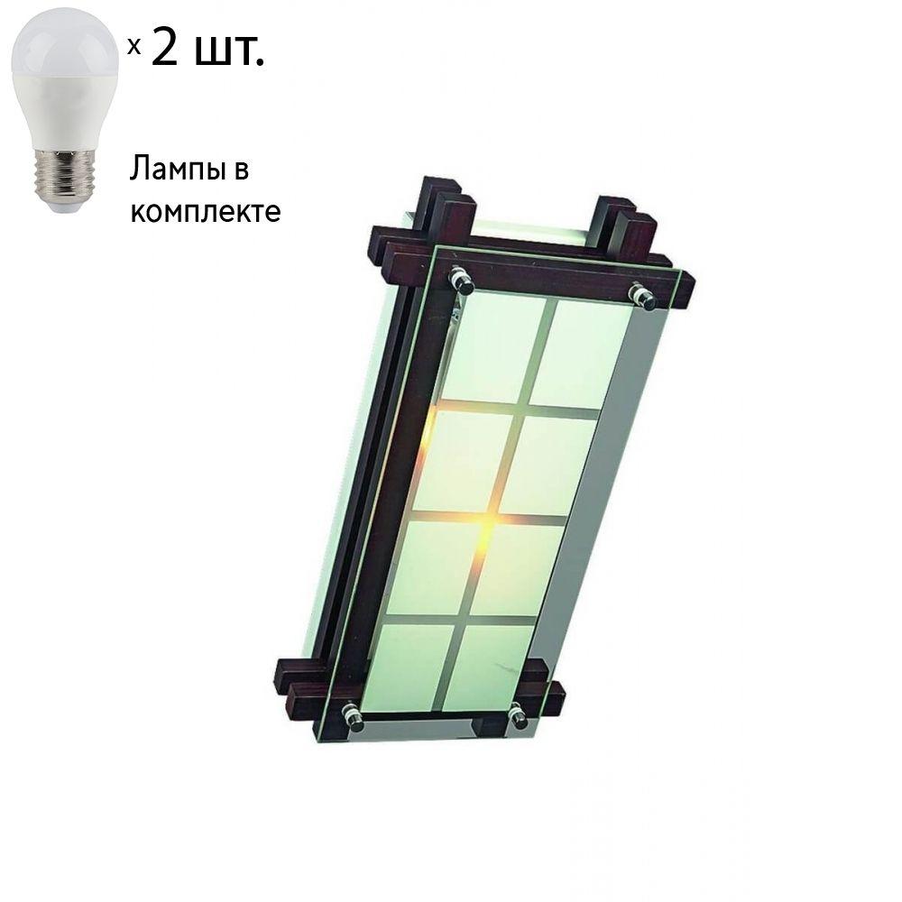 Светильник потолочный с лампочками Omnilux OML-40501-02+Lamps