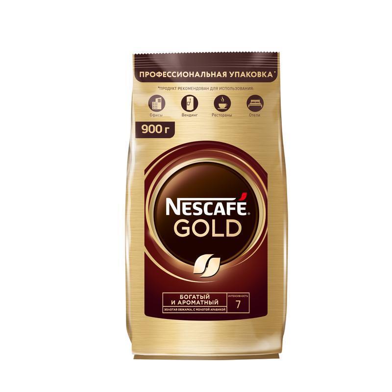 Кофе растворимый Nescafe Gold, 900 г