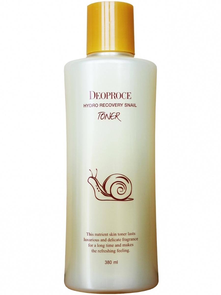 Deoproce, Восстанавливающий тонер с муцином улитки Hydro Recovery Snail Toner, 380 мл