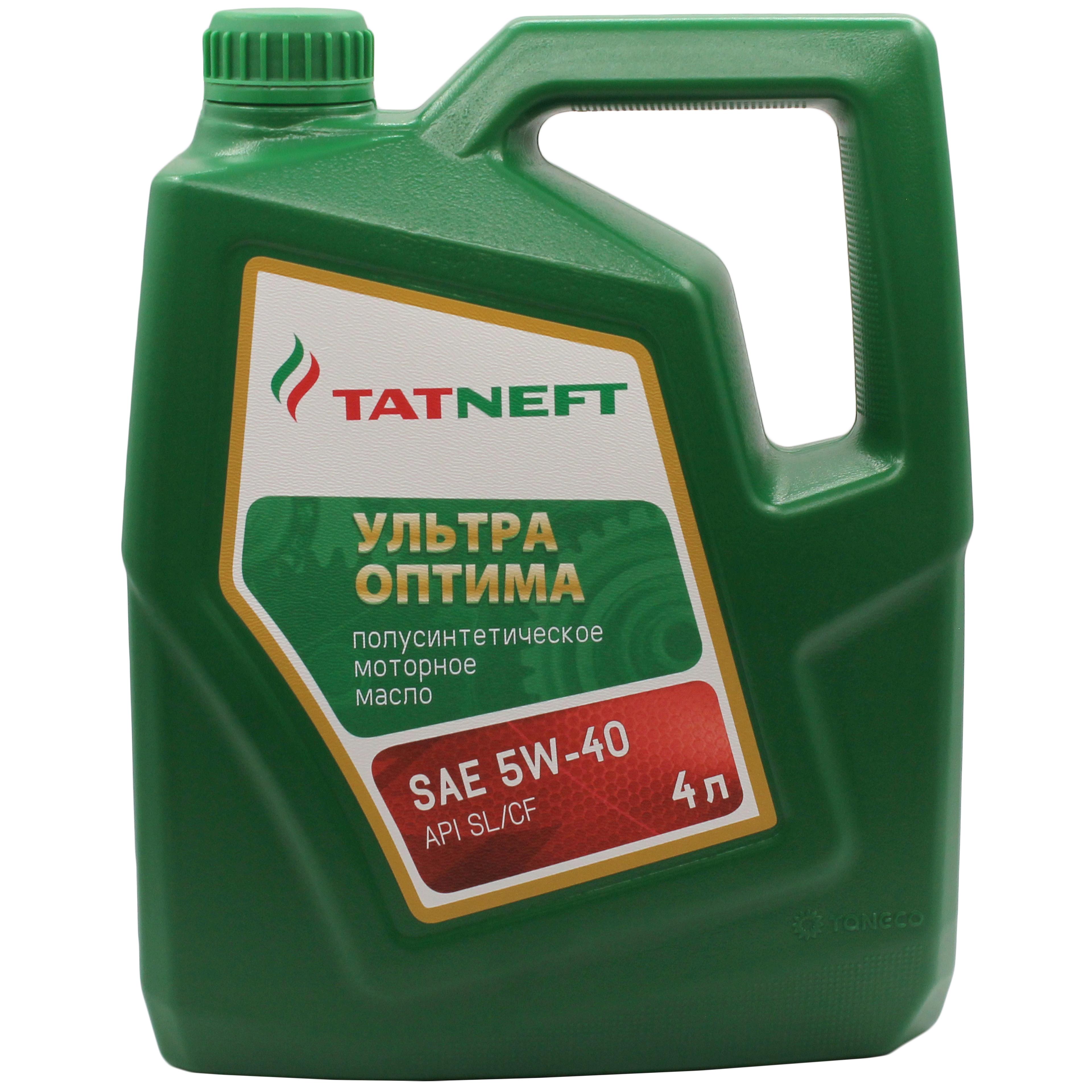 TATNEFT 5W-40 Масло моторное, Полусинтетическое, 4 л