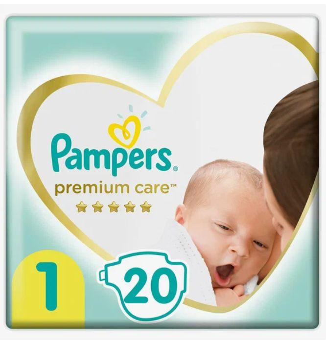 Pampers Подгузники, Premium, 2-5 кг, 20 шт