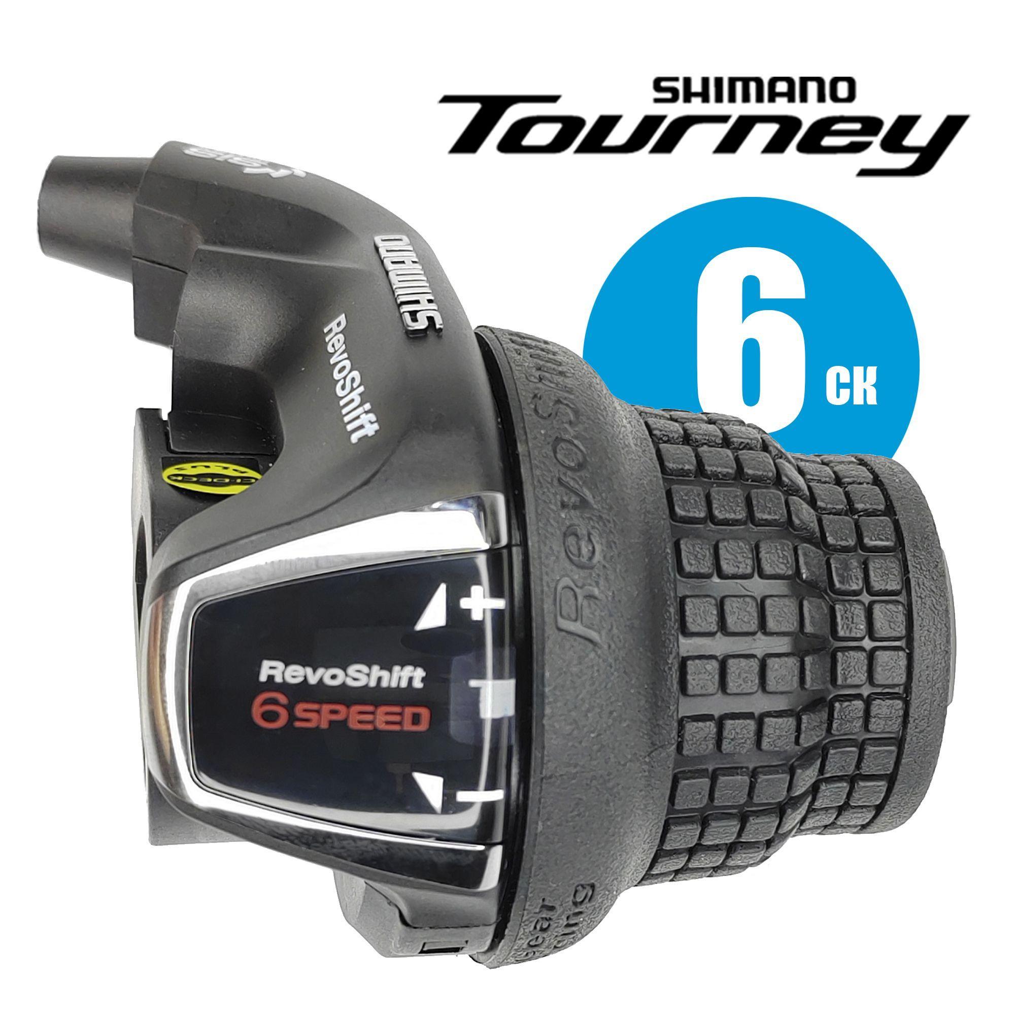 Шифтер 6 скоростей правый 205 см, Shimano Tourney SL-RS35, OEM