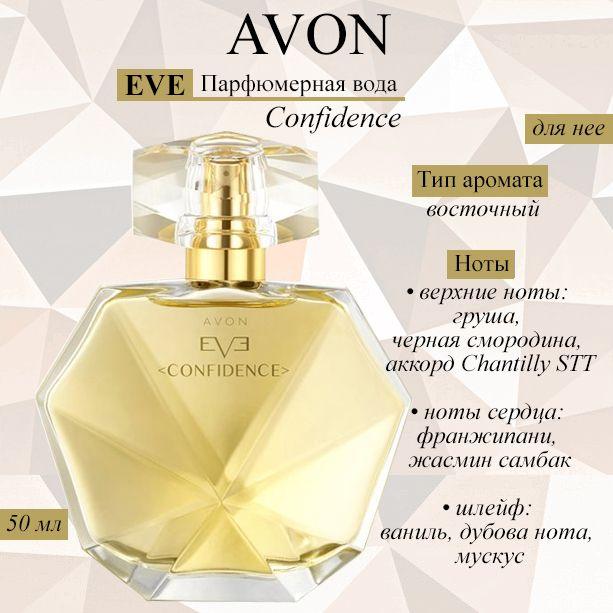 AVON Вода парфюмерная Eve Confidence 50 мл