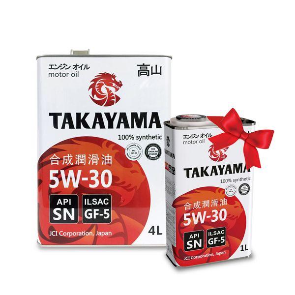 TAKAYAMA 5W-30 Масло моторное, Синтетическое, 5 л