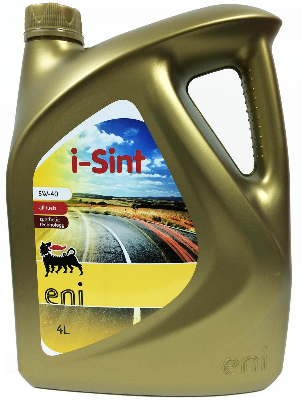 Eni I-SINT 5W-40 Масло моторное, Синтетическое, 4 л