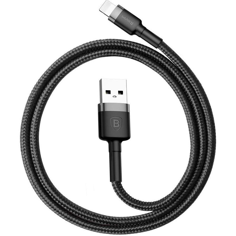 Baseus Кабель для мобильных устройств Apple Lightning/USB 3.0 Type-A, 2 м, черный, серый