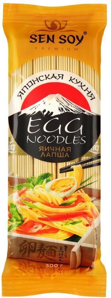 Лапша яичная Sen Soy Premium Egg Noodles, 300 г