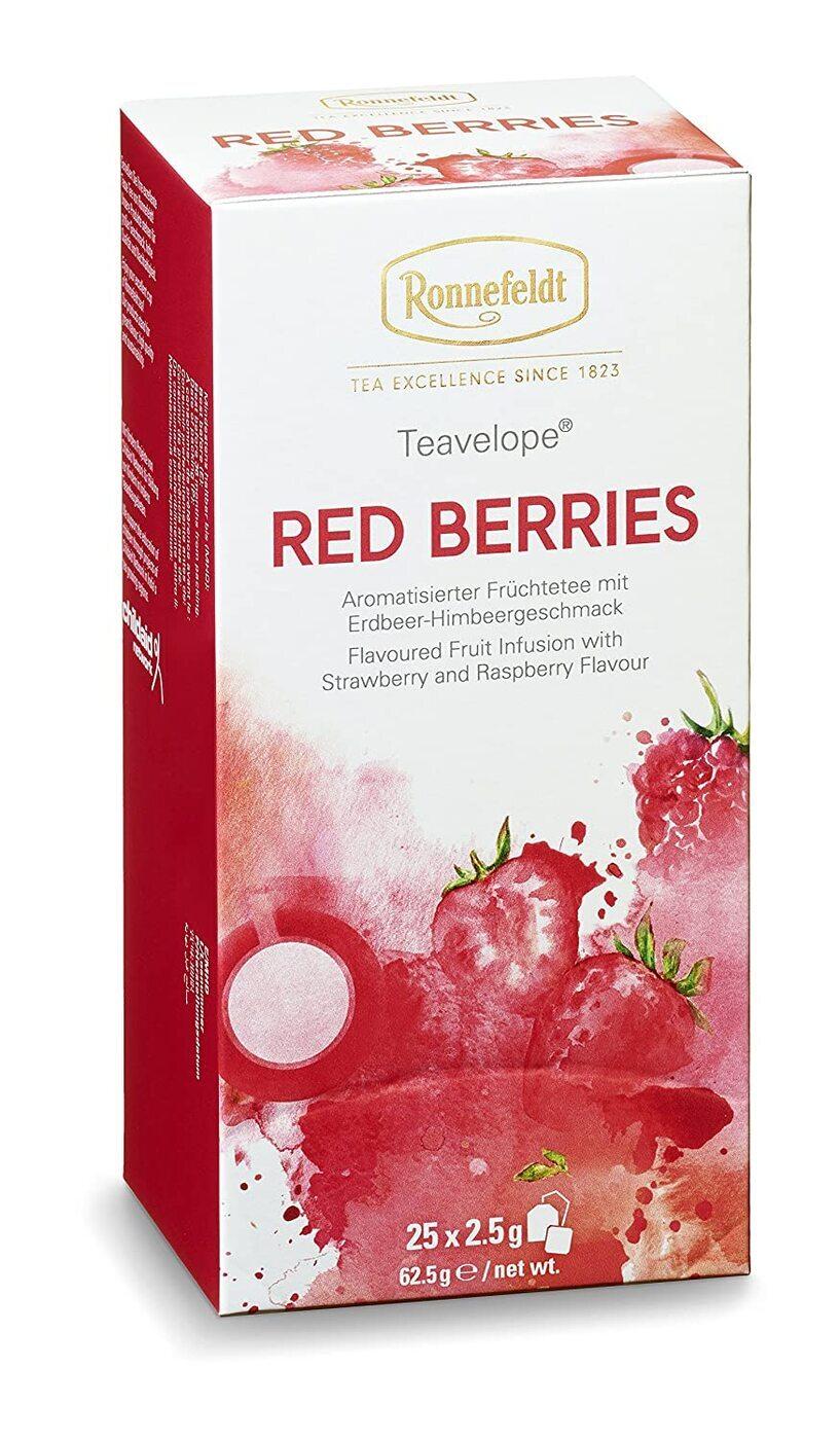 Чай фруктовый Ronnefeldt / Роннефельд Teavelope Red Berries(Красные ягоды) 1 пачка по 25 пакетиков. Арт.15060