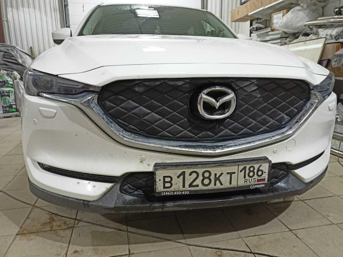 Утеплитель радиатора и бампера для Mazda CX-5 МАЗДА СХ5 (2017-2023)