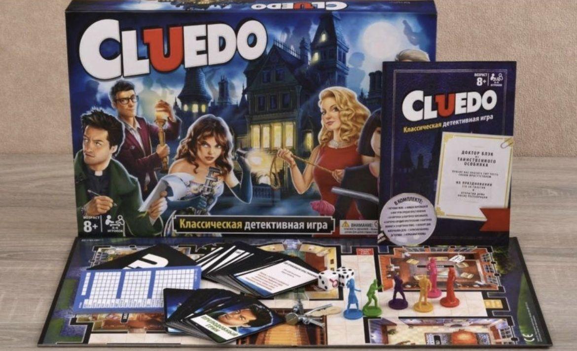 Игра настольная Клуэдо Обновленная / Детективная Шпионская игра / Cluedo