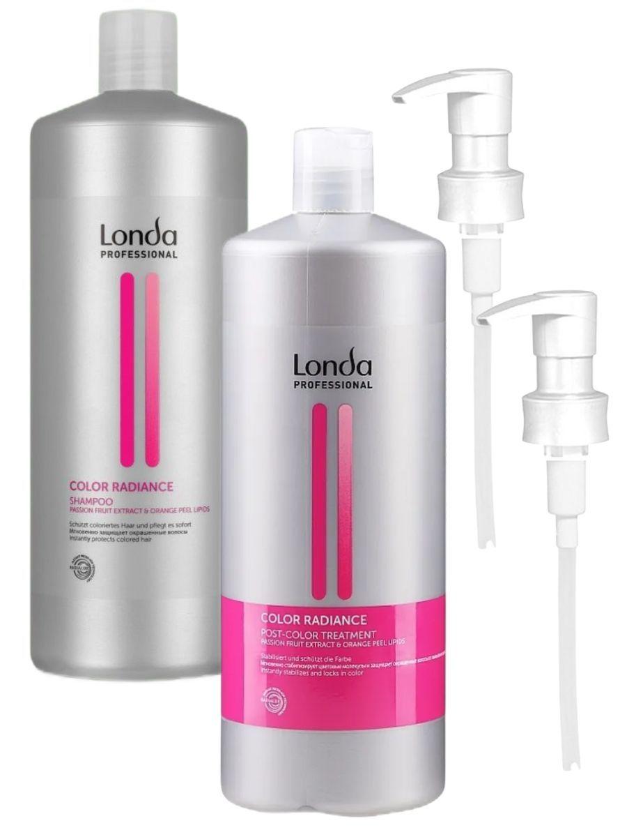 LONDA PROFESSIONAL Color Radiance Набор Шампунь 1000мл +Кондиционер 1000мл + 2 дозатора, для окрашенных волос