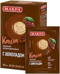 MAKFA Каша овсяная с шоколадом (40гр*5шт) 200гр*3 шт