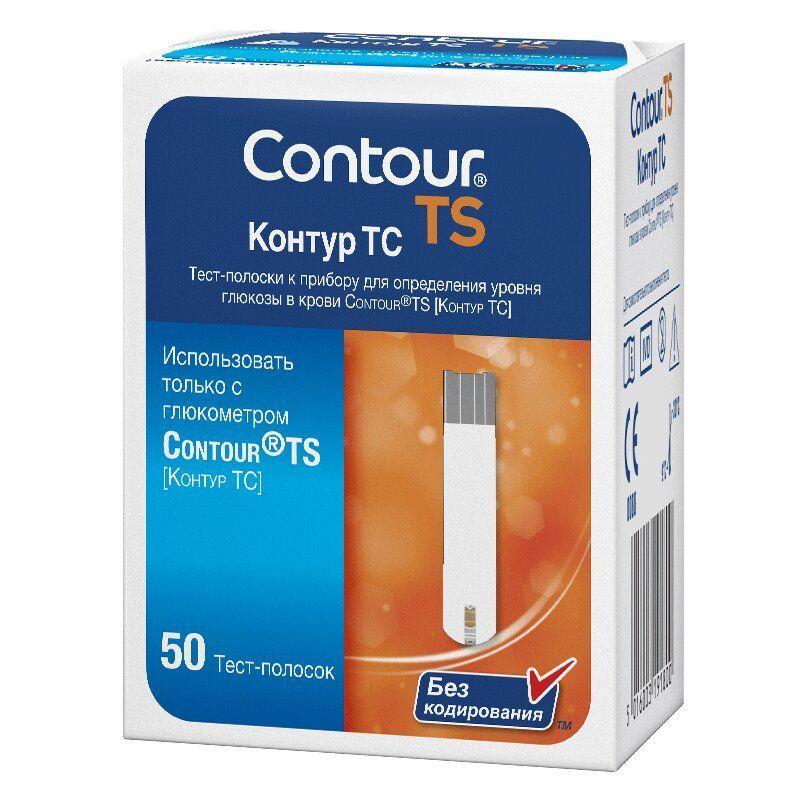 Тест-полоски Контур ТС (Contour TS) №50 (11.24 г.)