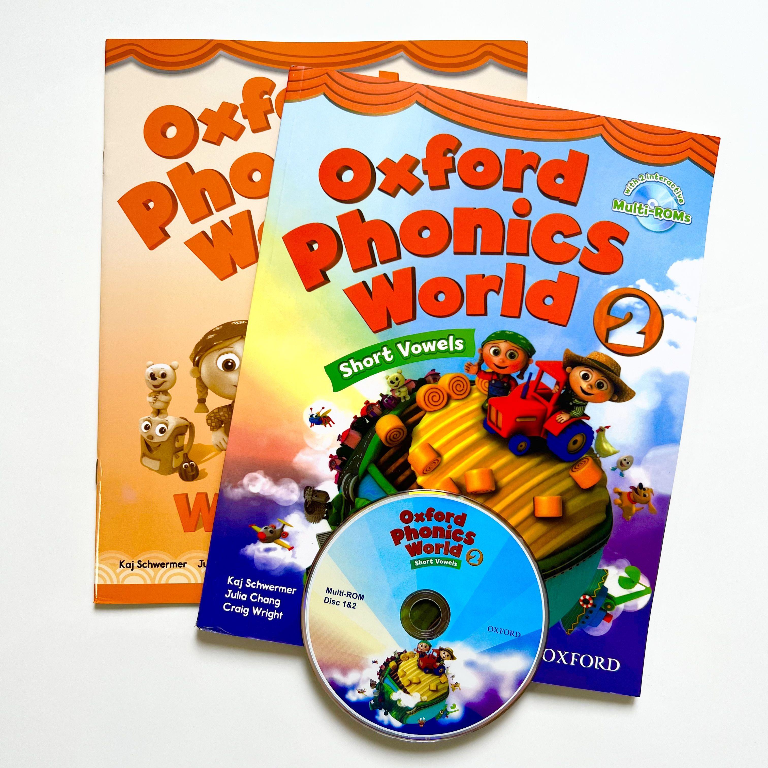 Oxford Phonics World 2 Level 2. ПОЛНЫЙ КОМПЛЕКТ: Student's Book + Workbook + CD диск | Schwermer Kaj