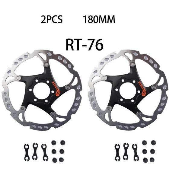 SHIMANO SLX SM-RT76, велосипедный тормозной диск с шестью гвоздями, 180 мм (2 шт.)