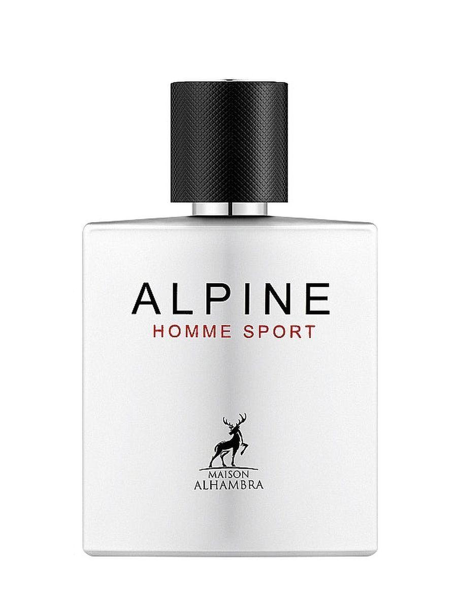 Alhambra Alpine Homme Sport Парфюмерная вода мужская пряная с цитрусовыми нотами, 100 мл