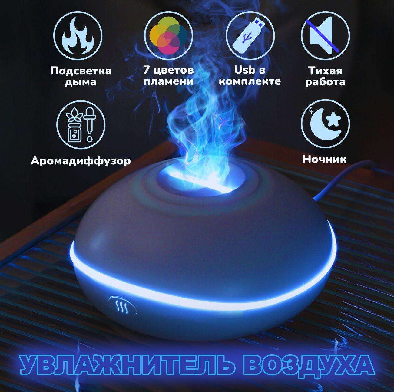 ESI STORE | Увлажнитель воздуха настольный с подсветкой, Аромадиффузор, Ночник для дома