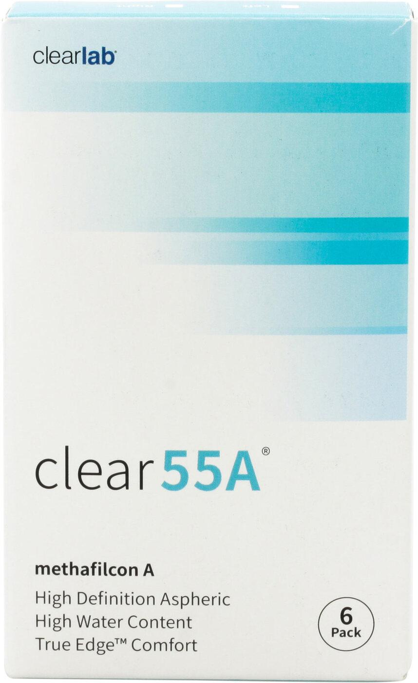 Линзы контактные Clear 55A, Сlearlab 6 шт -1.75 Радиус кривизны 8.7