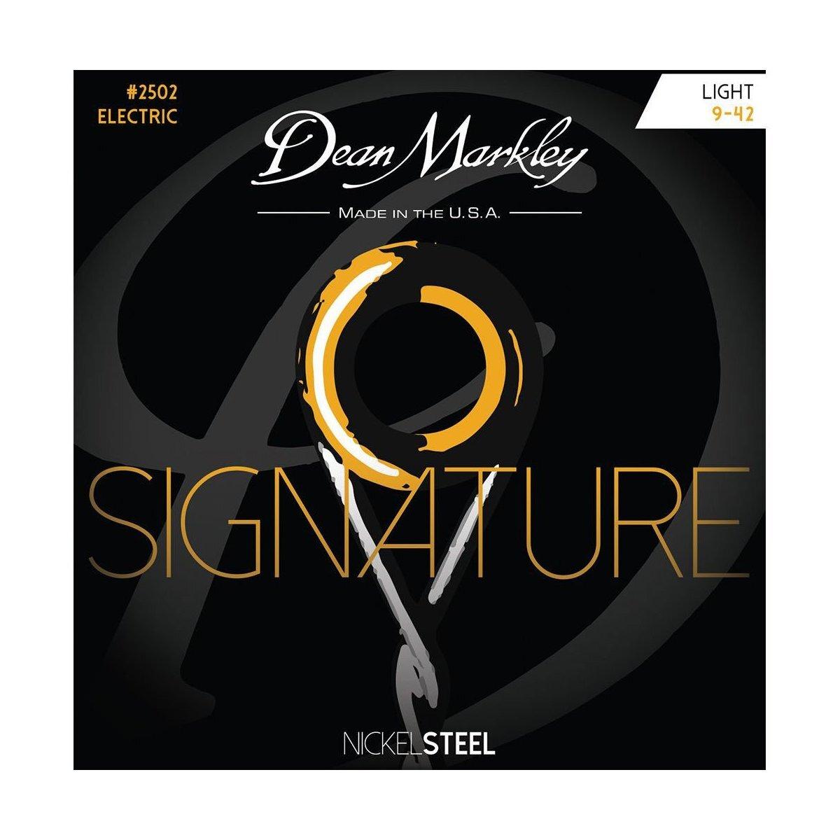 DM2502 Signature Light Комплект струн для электрогитары, никелированные, 9-42, Dean Markley