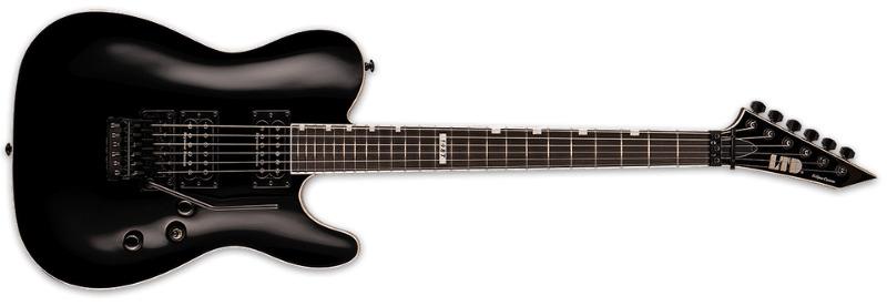 ESP GUITARS Электрогитара ECLIPSE 87 BLK 6-струнная, корпус Красное дерево