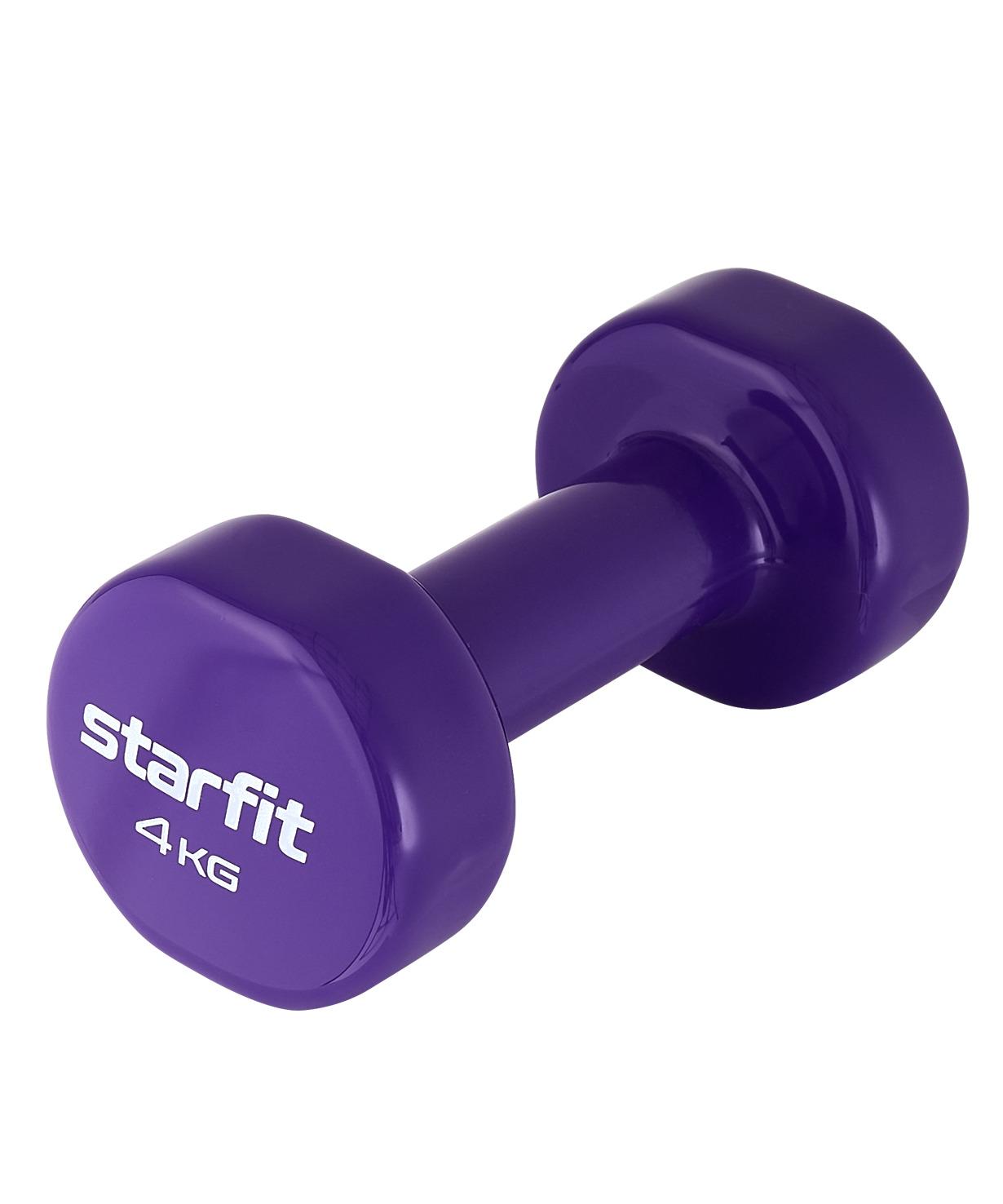 Starfit Гантели, 1 шт. вес 1 шт: 4 кг