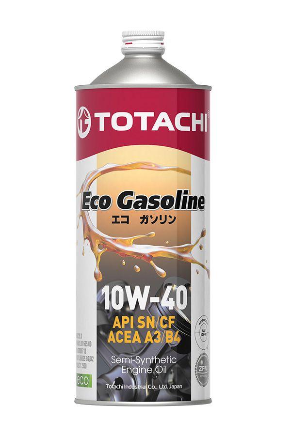 TOTACHI Eco Gasoline 10W-40 Масло моторное, Полусинтетическое, 1 л