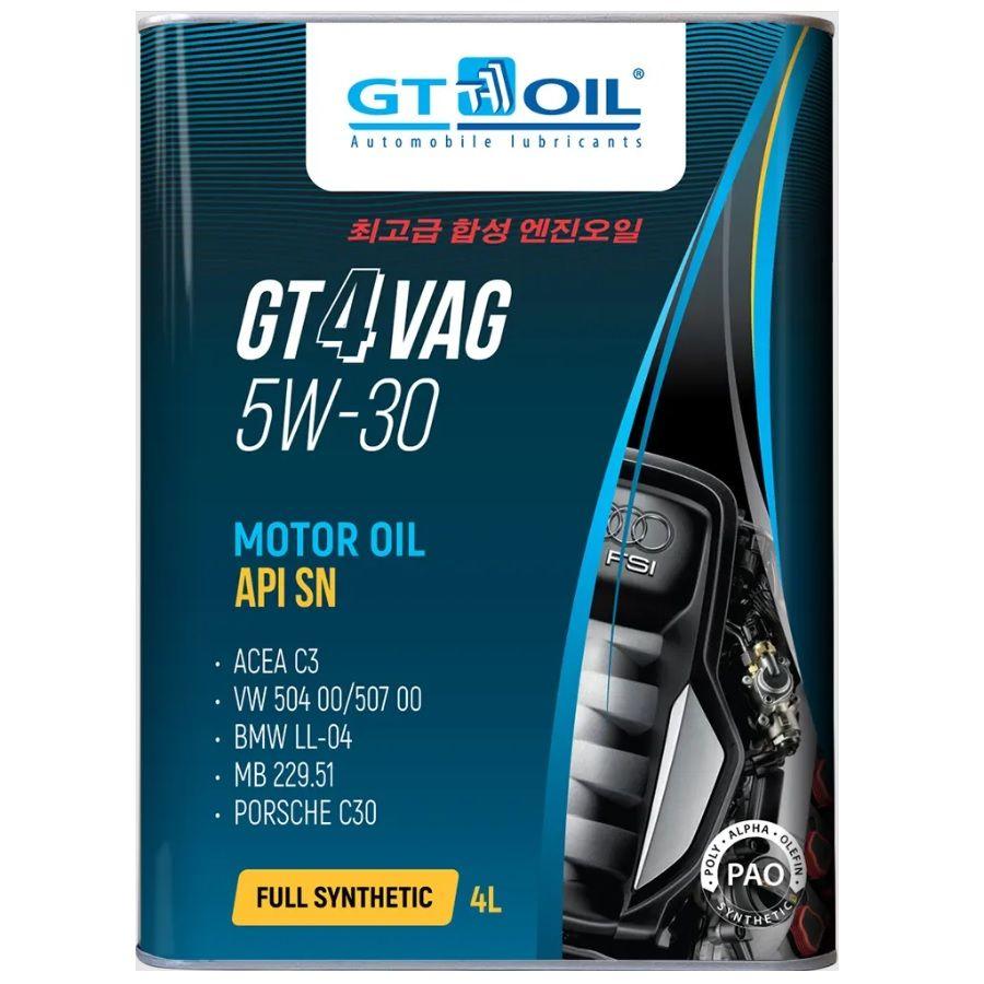 GT OIL 5W-30 Масло моторное, Синтетическое, 4 л