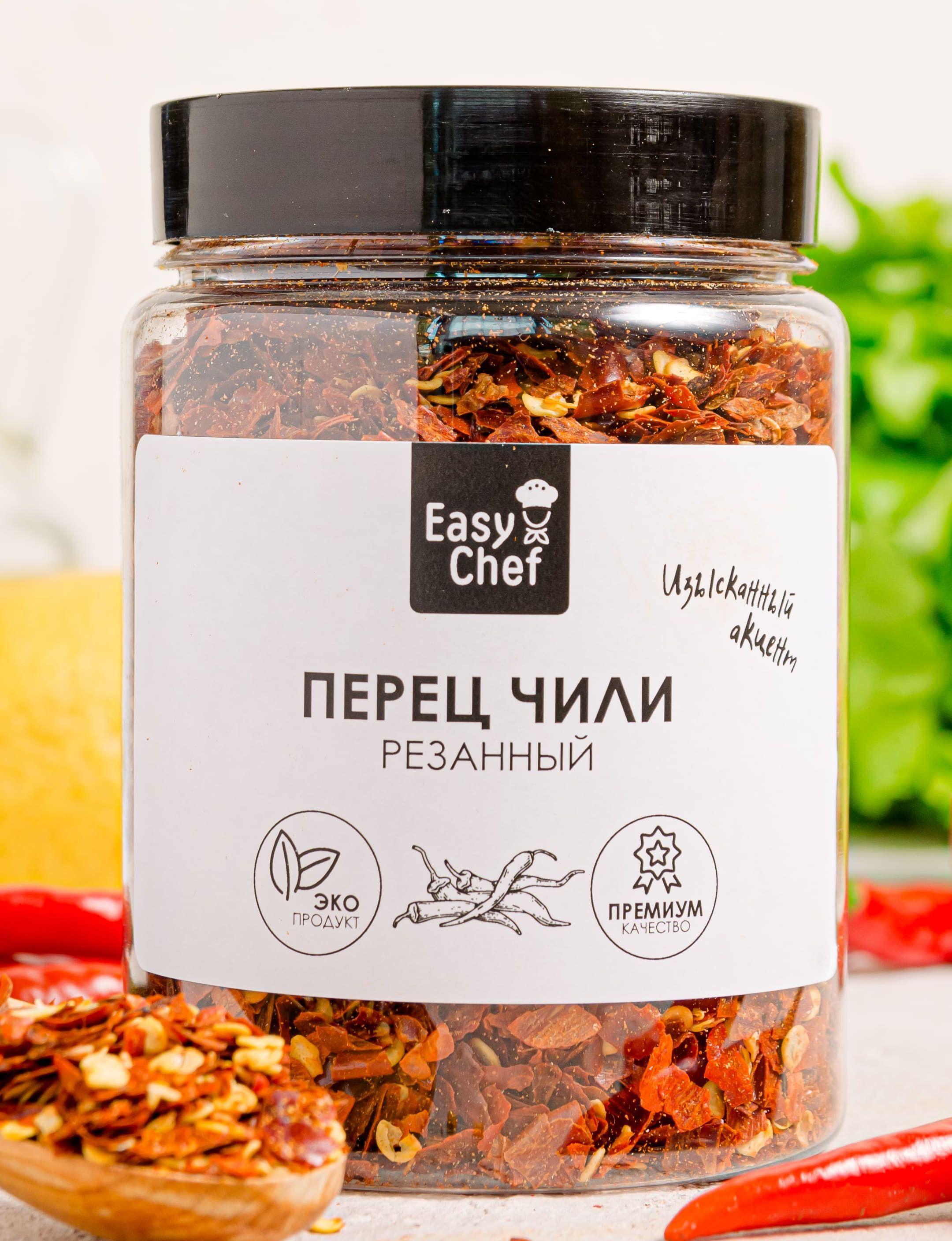 Перец чили острый перуанский (хлопья) от EasyChef 100г. Острый натуральный молотый красный перец. Сушеная пряность, специя.