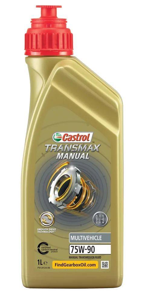 Трансмиссионное масло Castrol Transmax Manual Multivehicle синтетическое 75W-90 GL-4 1л.