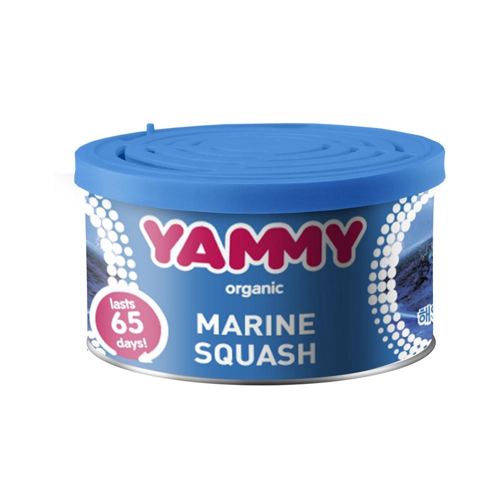 Ароматизатор с войлочным наполнителем YAMMY, Органик, баночка "Marine Squash"42 гр.