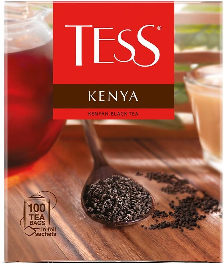 Чай в пакетиках чёрный Tess Kenya, 100 шт