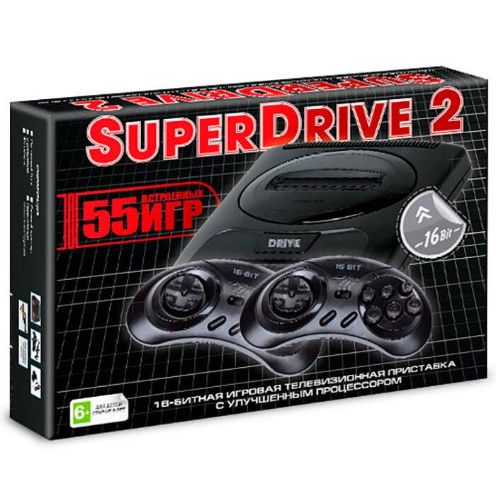 Игровая приставка 16-bit Super Drive Classic + 55 игр