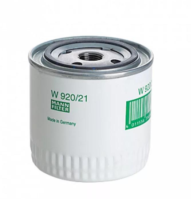 Масляный фильтр MANN FILTER W92021 для а/м ВАЗ 2101-2107, 2121-21214 Нива, 2131, ГАЗель Бизнес с дв. УМЗ 4216.