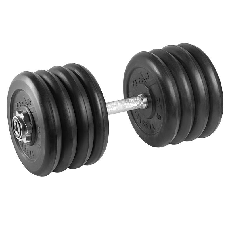 Гантель разборная 42 кг TITAN Barbell - d26, Комплектация №2 с железной ручкой