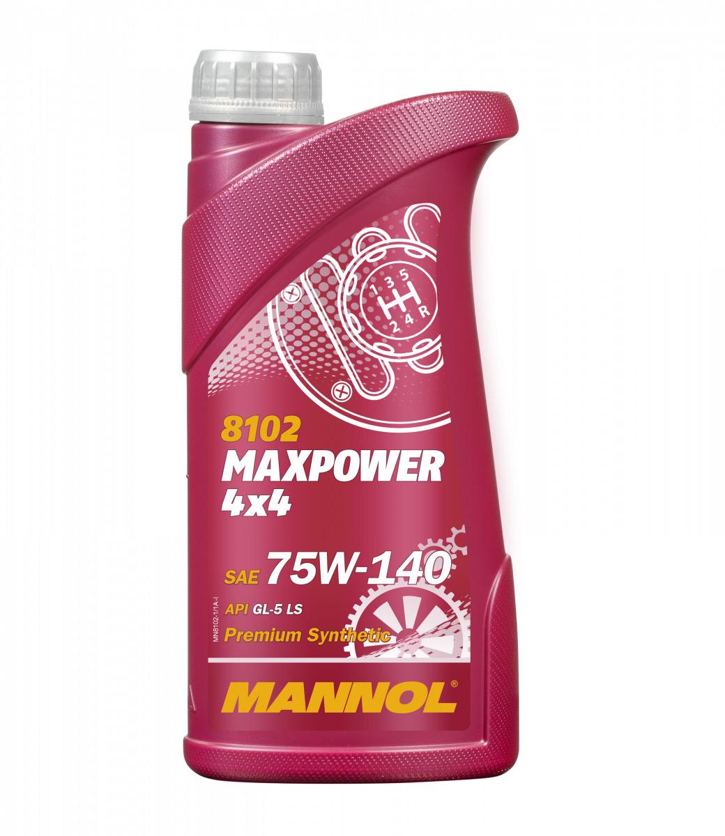 Масло трансмиссионное MANNOL MAXPOWER 4х4 1 л MN8102-1