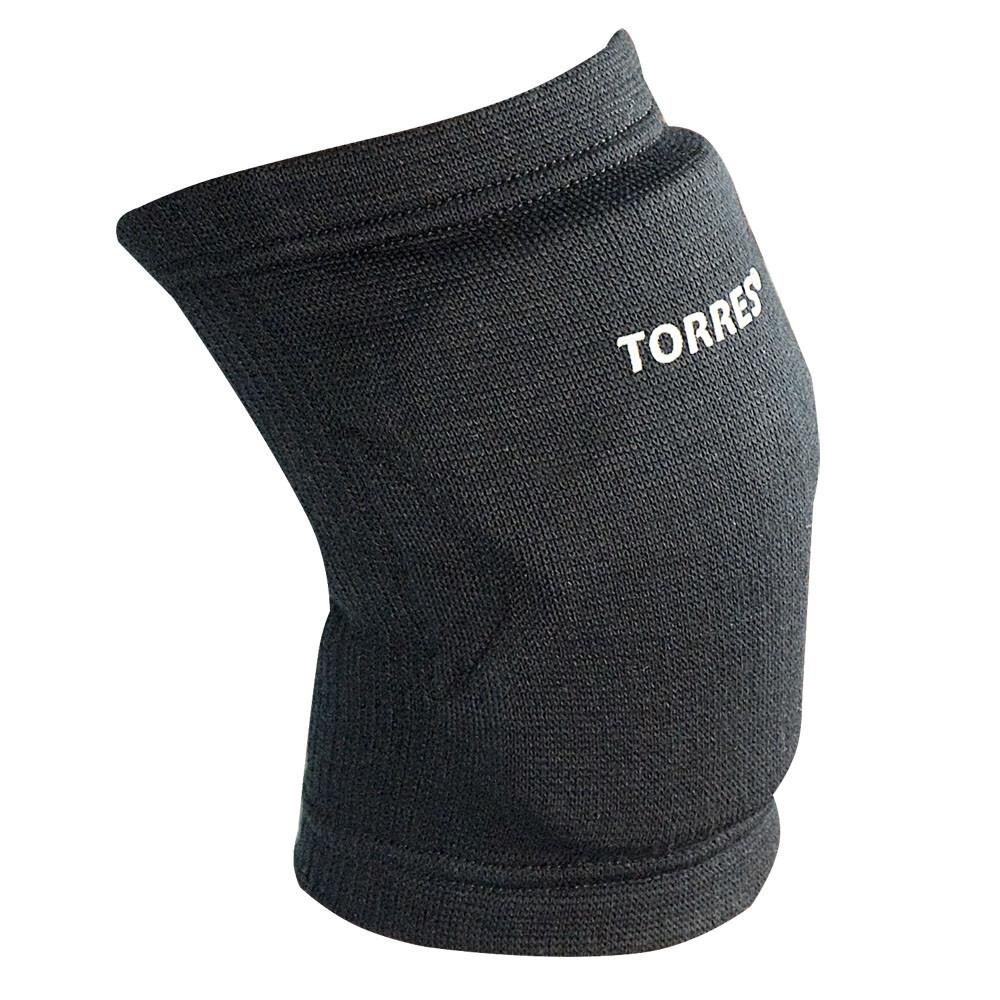 Наколенники спортивные TORRES Light black с вкладышем ЭВА, размер S