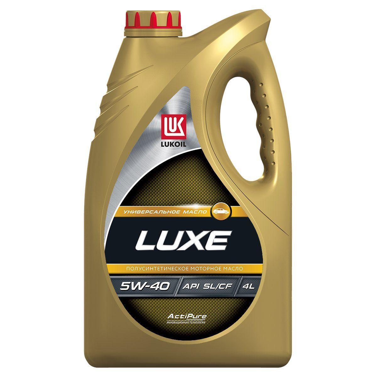 ЛУКОЙЛ (LUKOIL) luxe 5W-40 Масло моторное, Полусинтетическое, 4 л