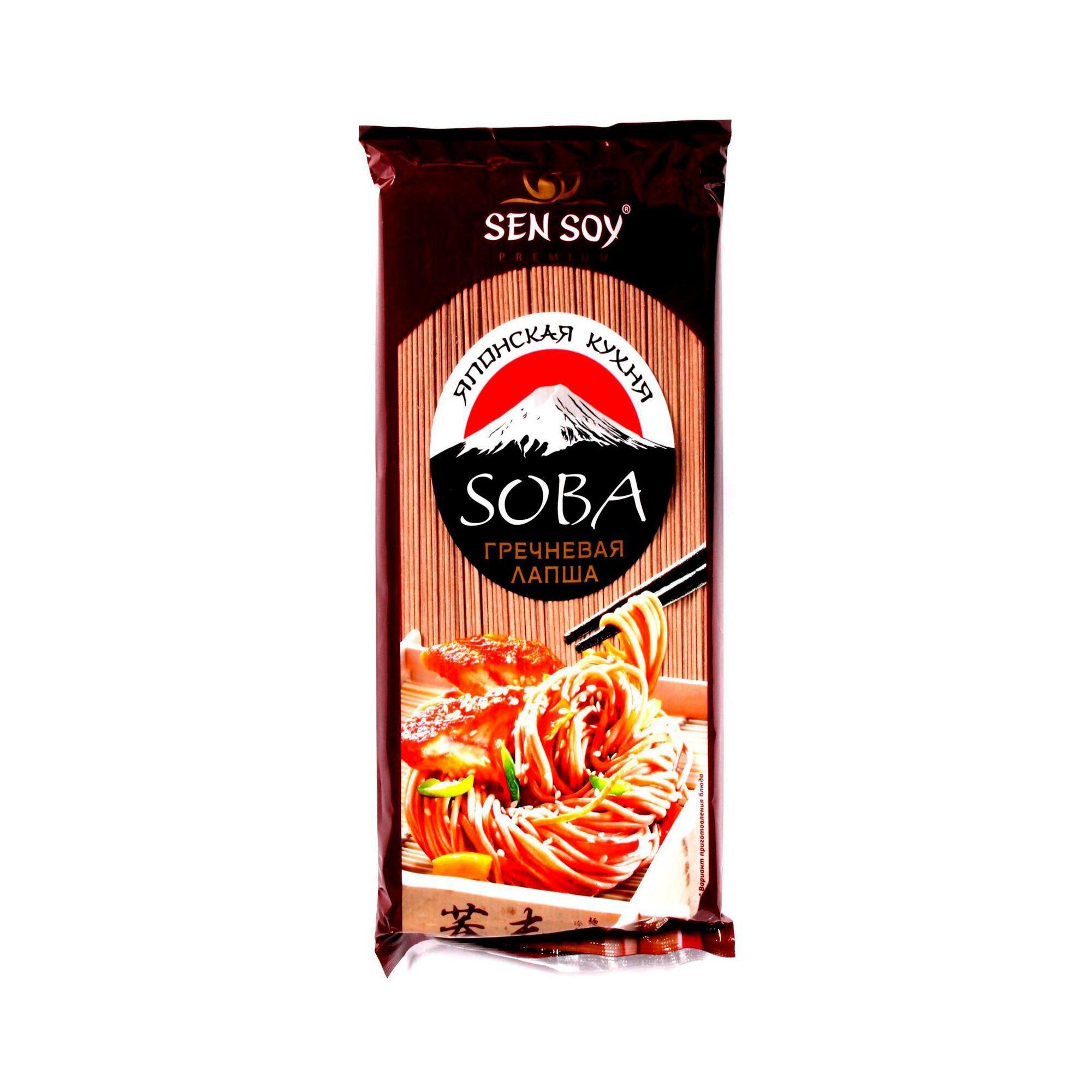 Лапша гречневая Sen Soy Soba, 500 г