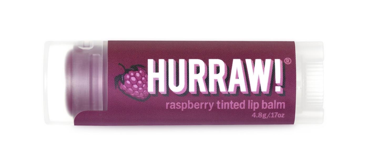 HURRAW! Оттеночный бальзам для губ Малина, Raspberry Tinted Lip Balm