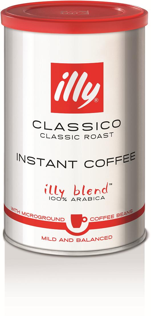 Кофе растворимый illy Classico, сублимированный, с добавлением молотого, банка 95 г (арабика 100%)