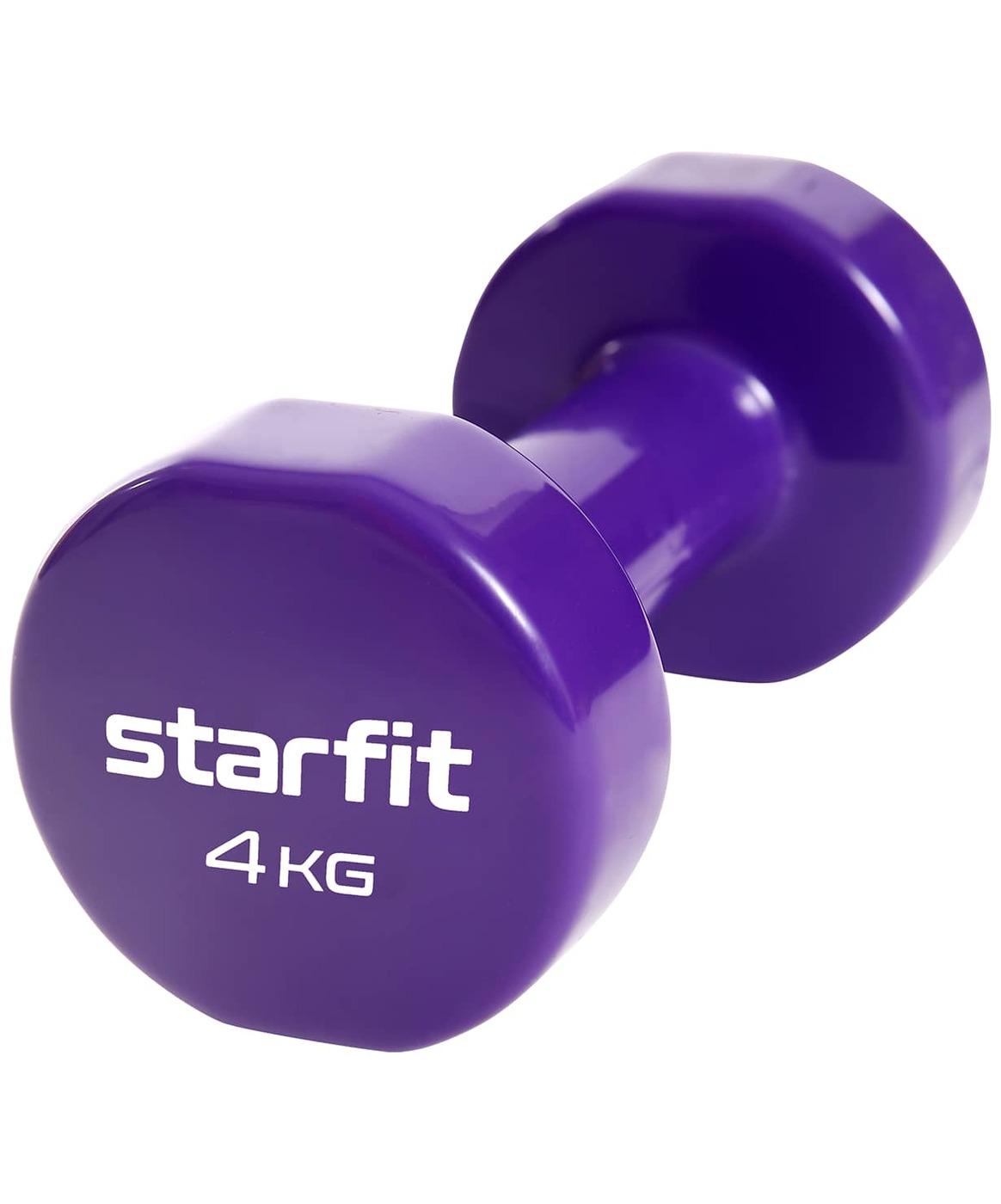 Starfit Гантели, 1 шт. вес 1 шт: 4 кг